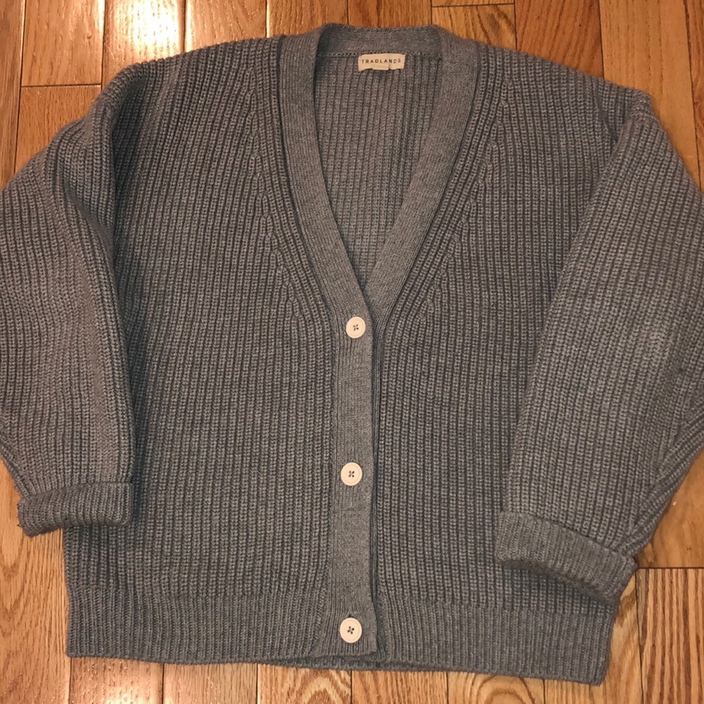 Tradlands Shelter Cardigan in Quail